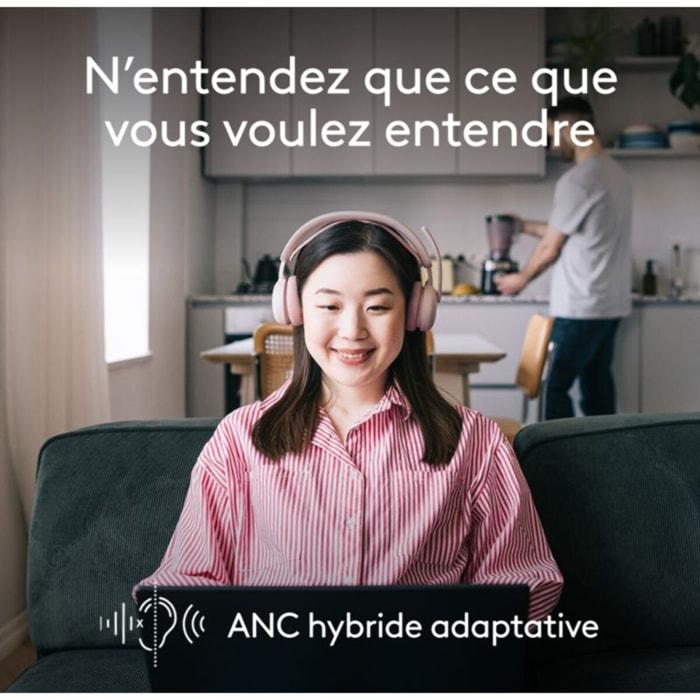 Micro-casque LOGITECH Zone Wireless 2 ROSE