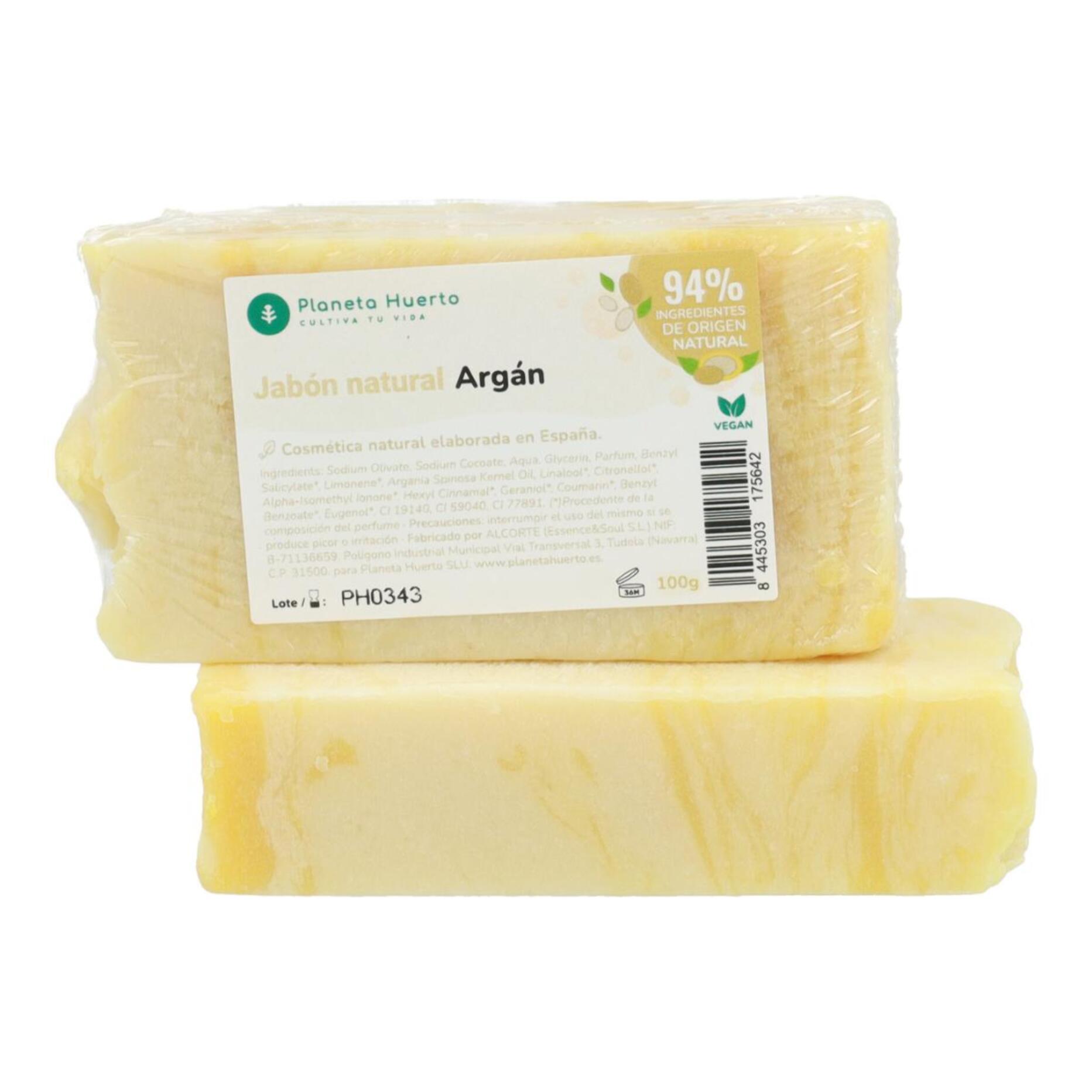 Jabón natural a base de aceite de oliva y argán 100 g