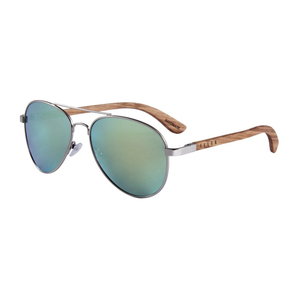 Gafas de Sol Feler 1705M-3 - GOLD Polarizadas de Madera Unisex 54 mm