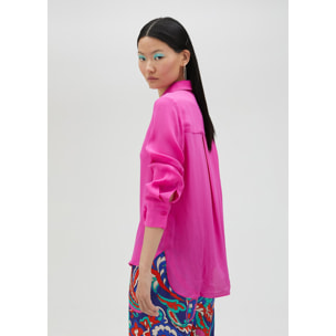 Camicia basic in seta