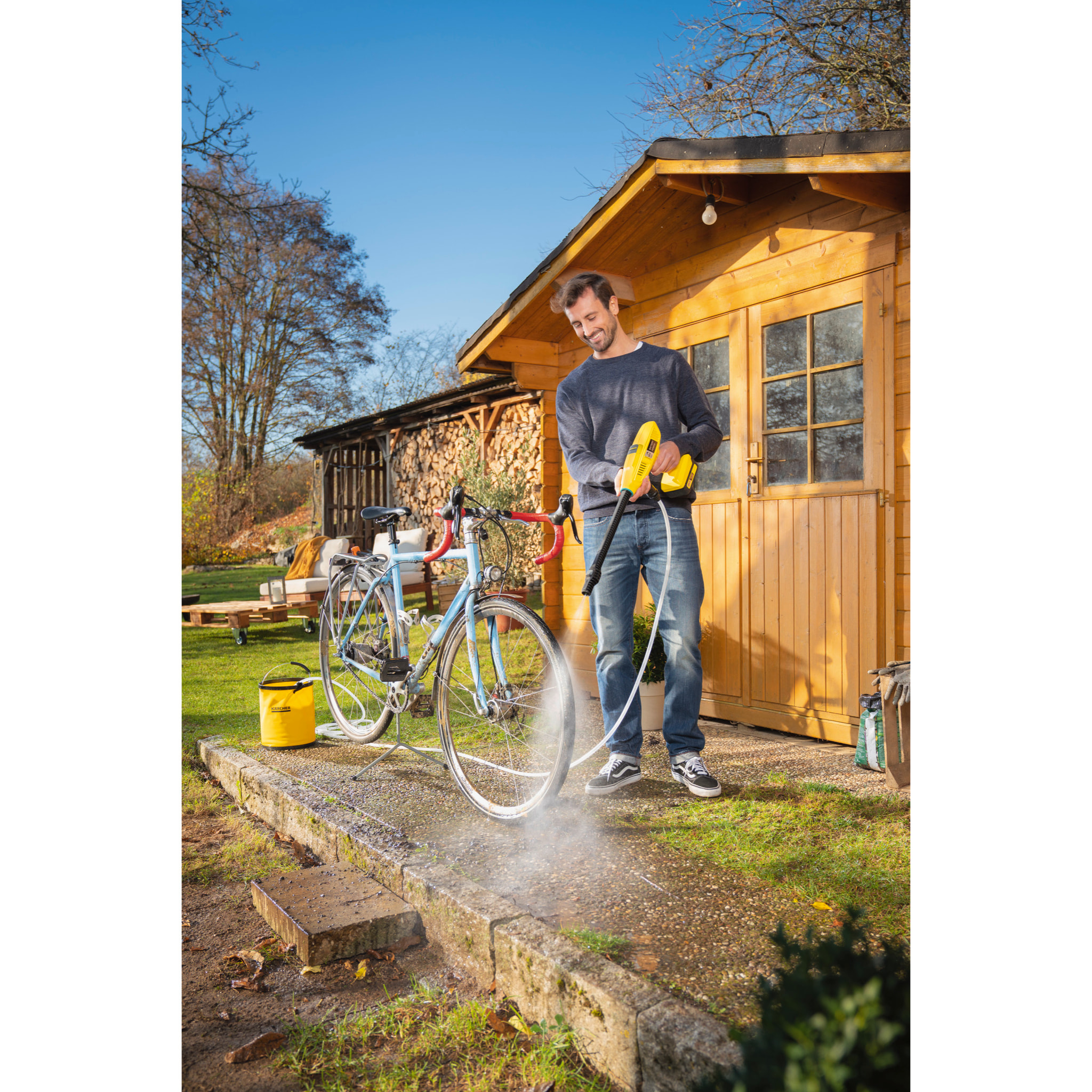 Nettoyeur haute pression sans fil Karcher KHB 4-18 - Pression 24 bar- Débit 4 l/min- sans batterie