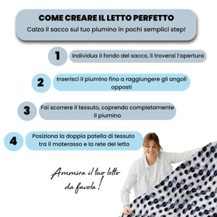 COPRIPIUMINO FANTASY, 100% Microfibra, No Stiro - OPTICAL