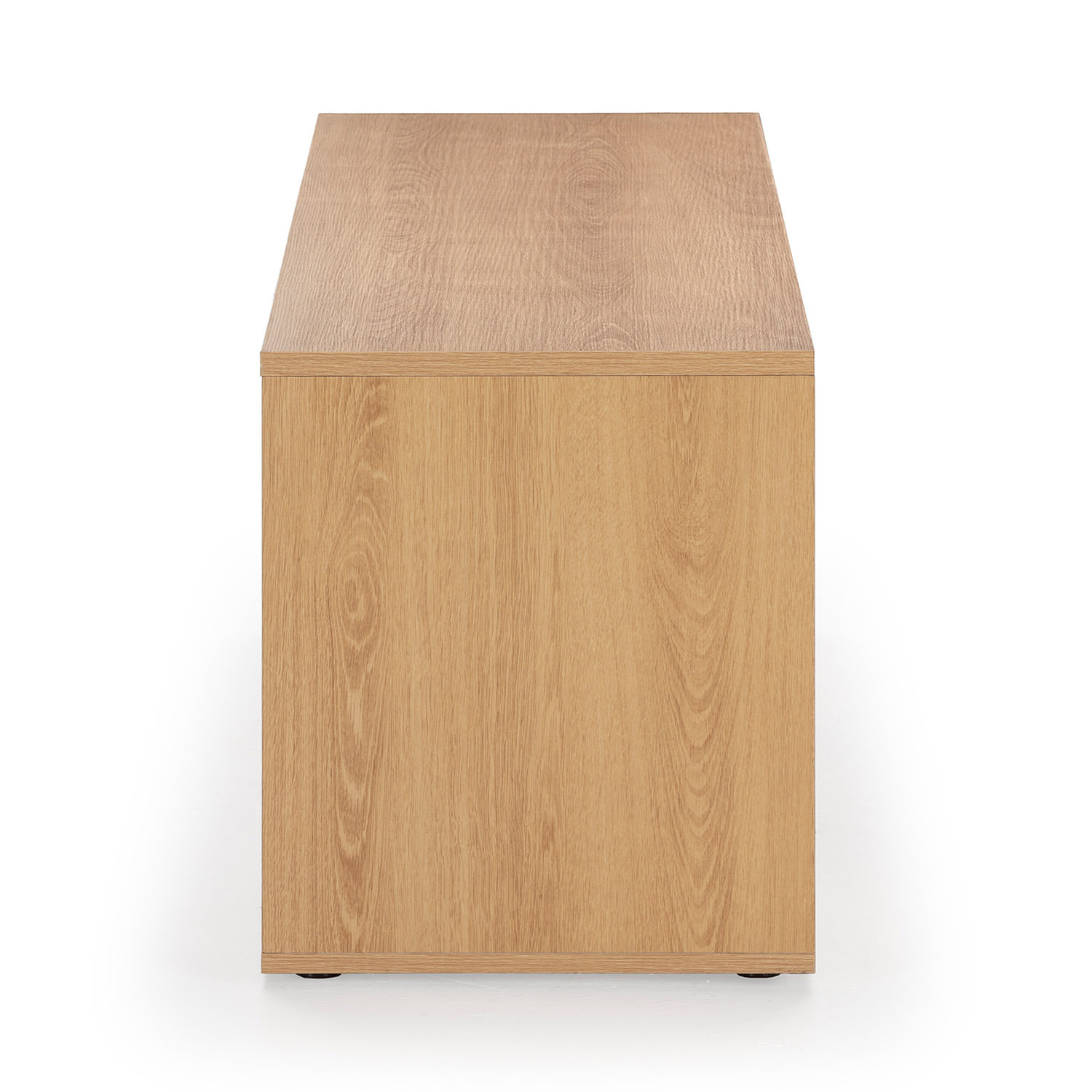 Mueble TV Tori 2 Puertas 4 Huecos, Color Roble, 160 cm