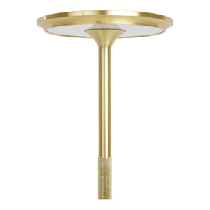 Lampada da tavolo Lyneham ricaricabile in alluminio ottone