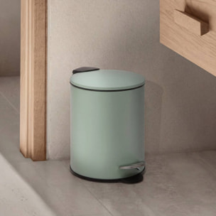 Poubelle Colorama ronde 2,7L vert céladon