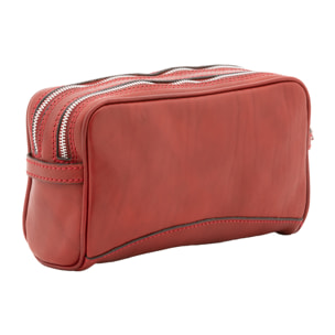 Pochette  unisex In Vera pelle Made in Italy 24x18x7 cm