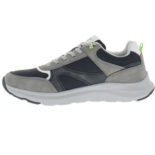 Armata di Mare Scarpe Uomo Sneakers Casual Stringate con Soletta Rimovibile in Memory Foam AMU 1N950 Grey Navy
