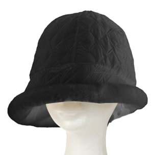 CAPPELLO DONNA TINTA UNITA NERO