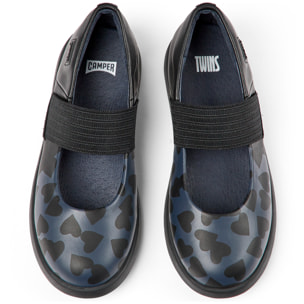 Ballerini - CAMPER Duet Twins - Nero - Pelle liscia