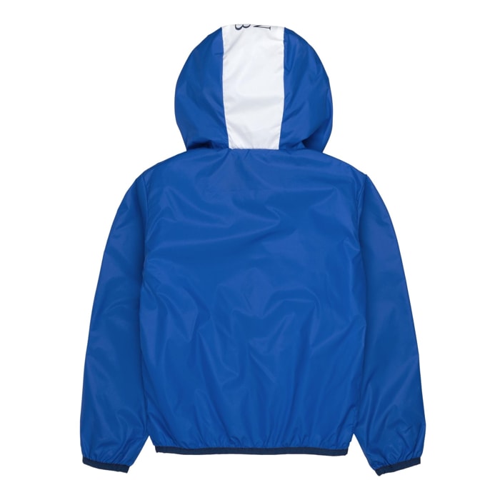 Giubbino K-way nylon con cappuccio Polo Club St Martin Blu