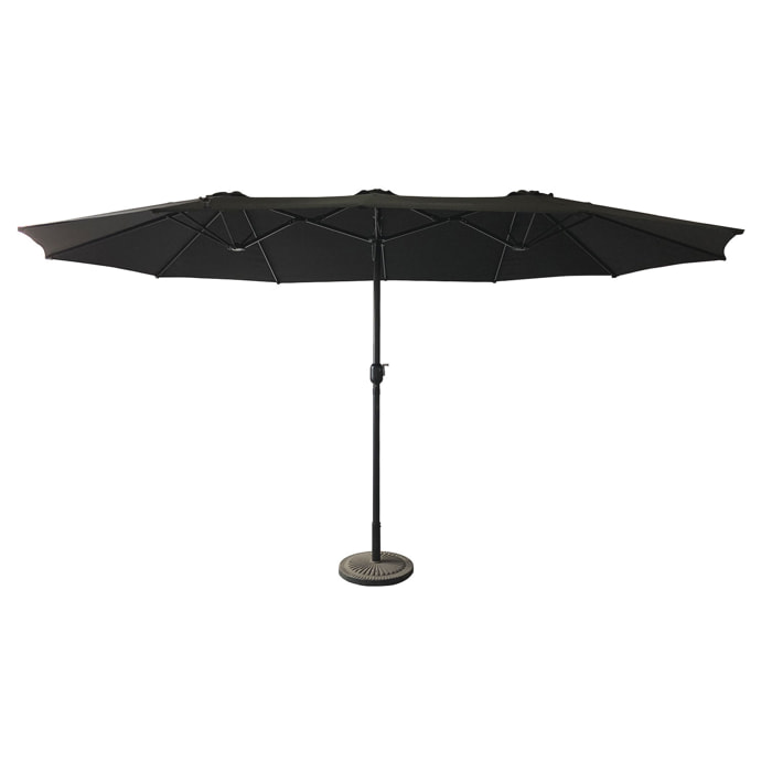 Parasol double LINAI - Noir