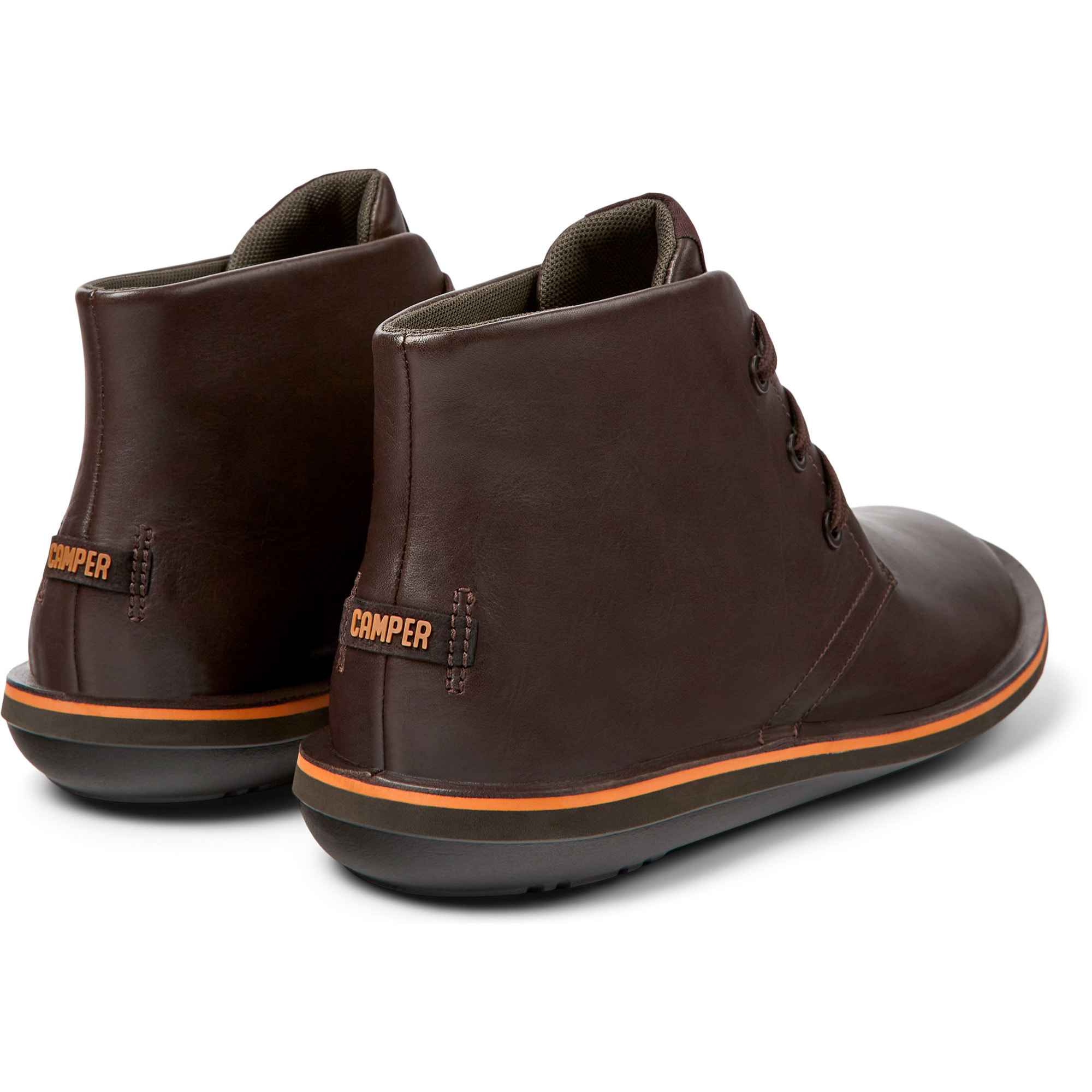 Botines - CAMPER Beetle - Marron - Cuero liso