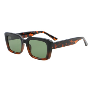 Gafas de sol OCEAN SAINT MICHEL - Negro up y demi marrón down / Verde