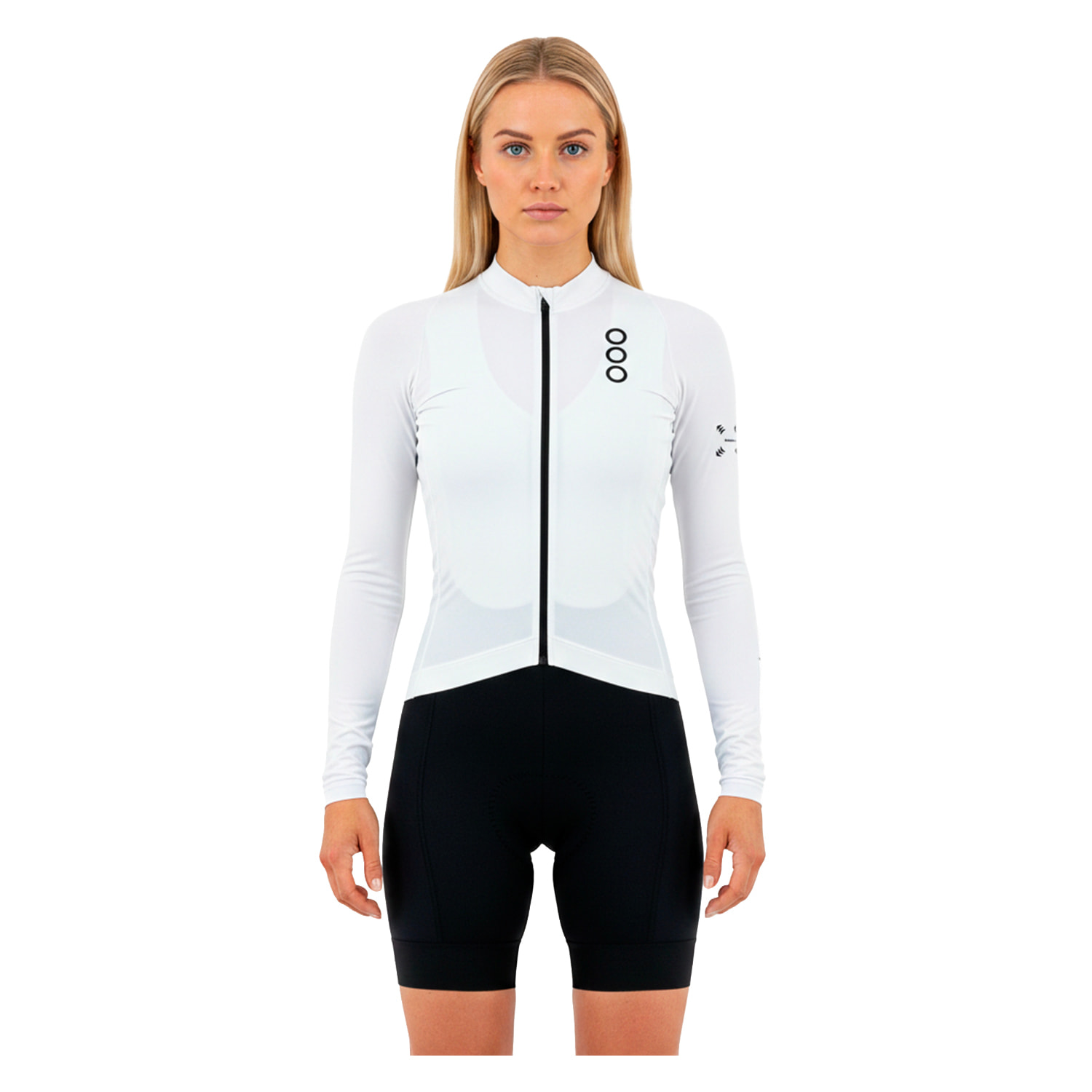 Maglia ECOON modello ROUBAIX Bianca da Donna