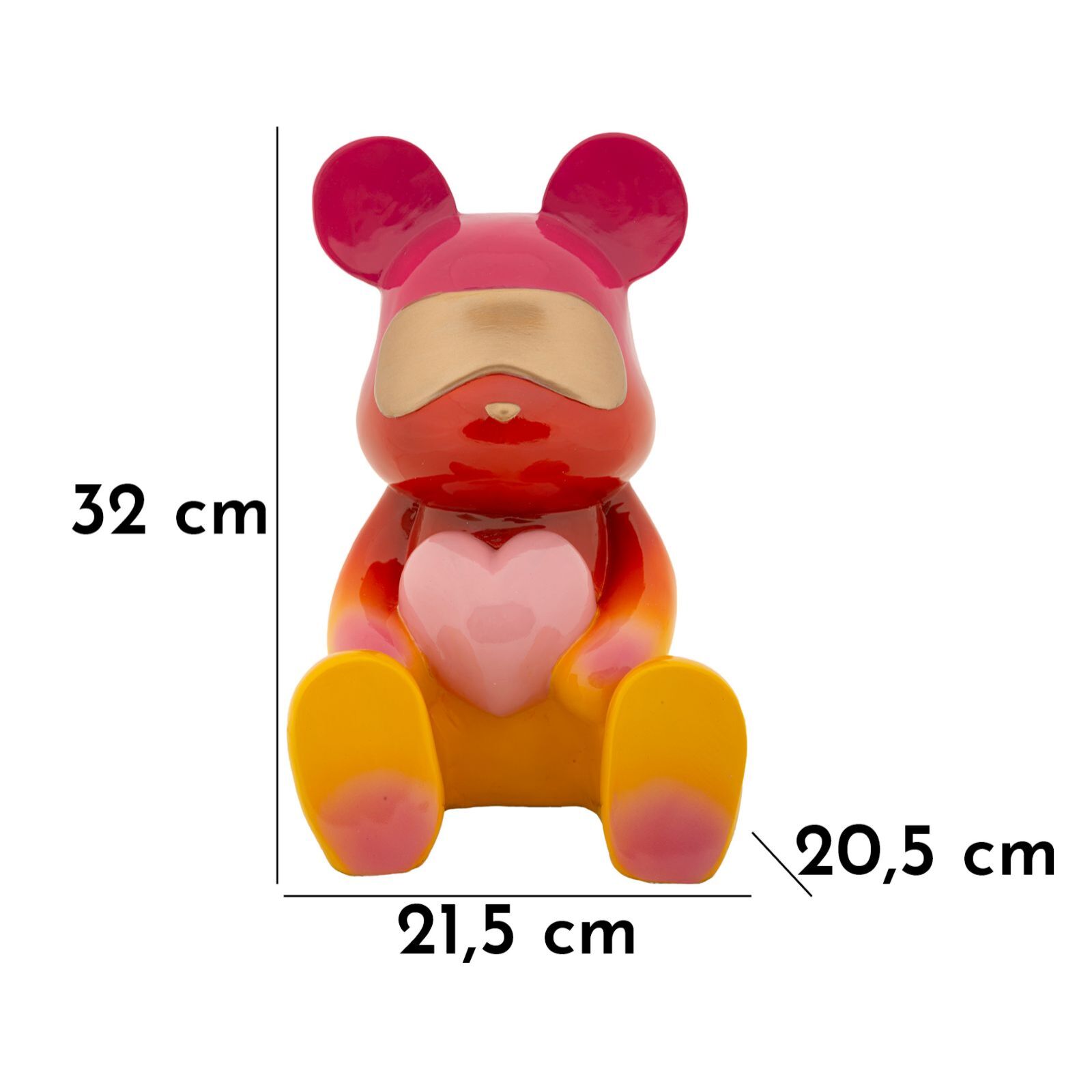 ORSETTO RAINBOW SEDUTO CM 21,5X20,5X32