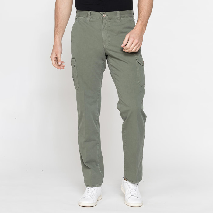 PANTALONE TASCONATO MOD. 619 IN GABARDINA LEGGERA