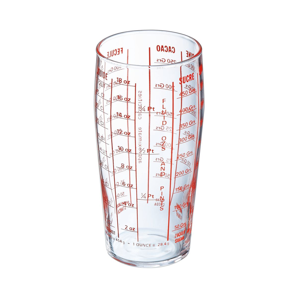 Verre doseur 58 cl  - Luminarc - verre trempé extra résistant