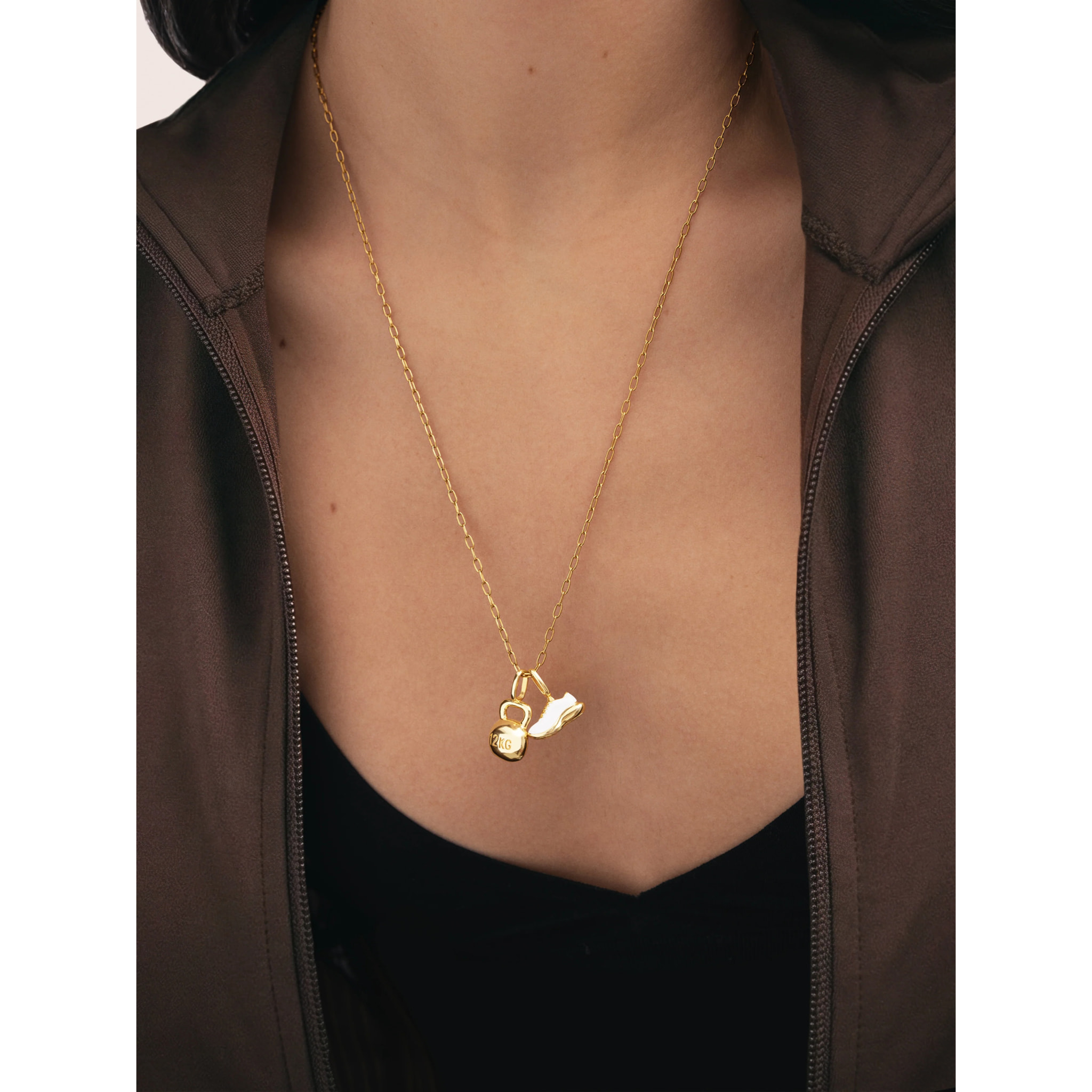 Charm Kettlebell Baño Oro