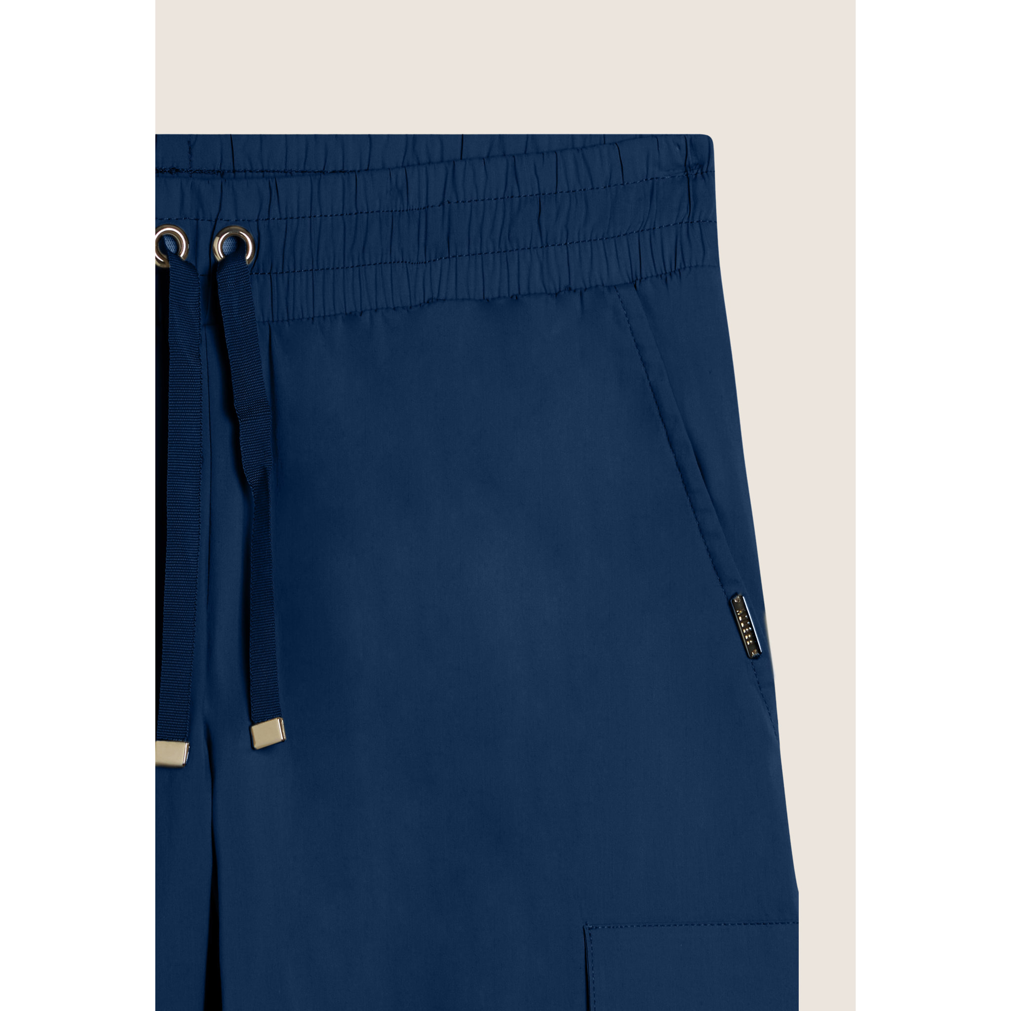 Pantaloni Cargo in Popeline elasticizzato