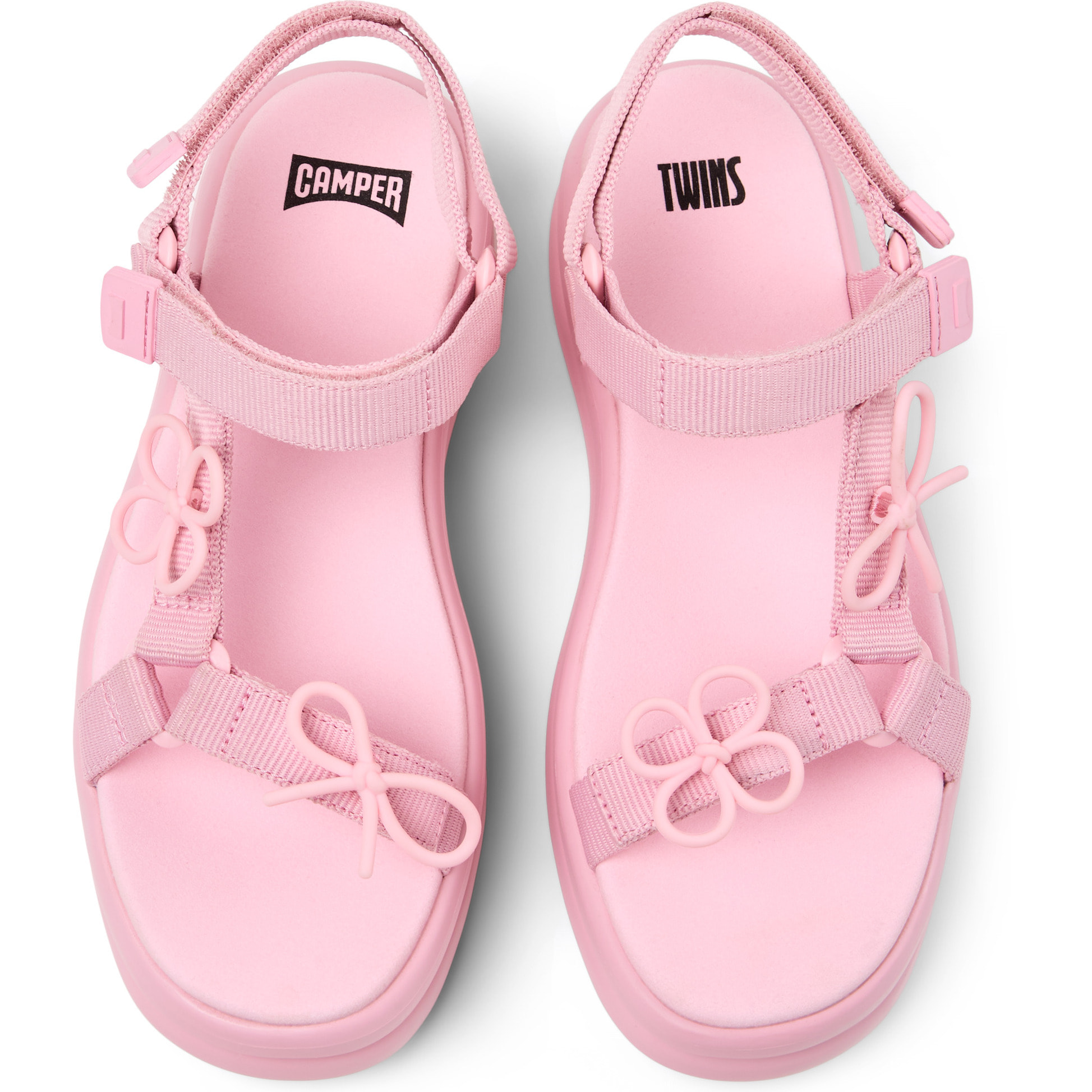 Sandalias - CAMPER Pelotas Flota Up Twins - Rosa - Textil técnico