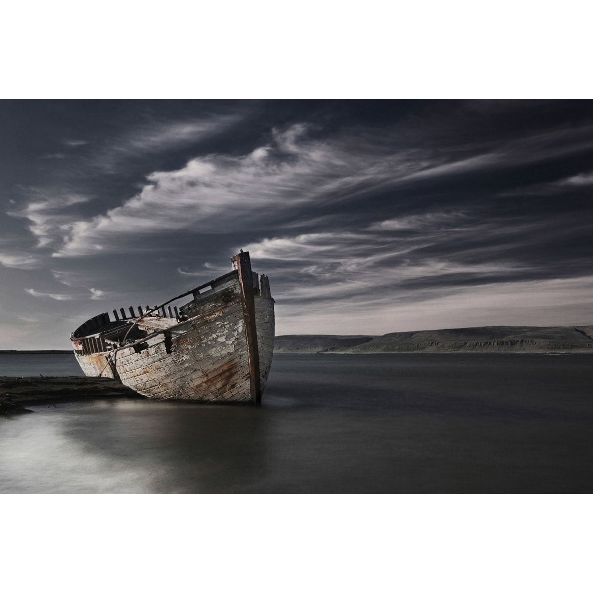 Tableau bateau destination finale Tableau alu Dibond