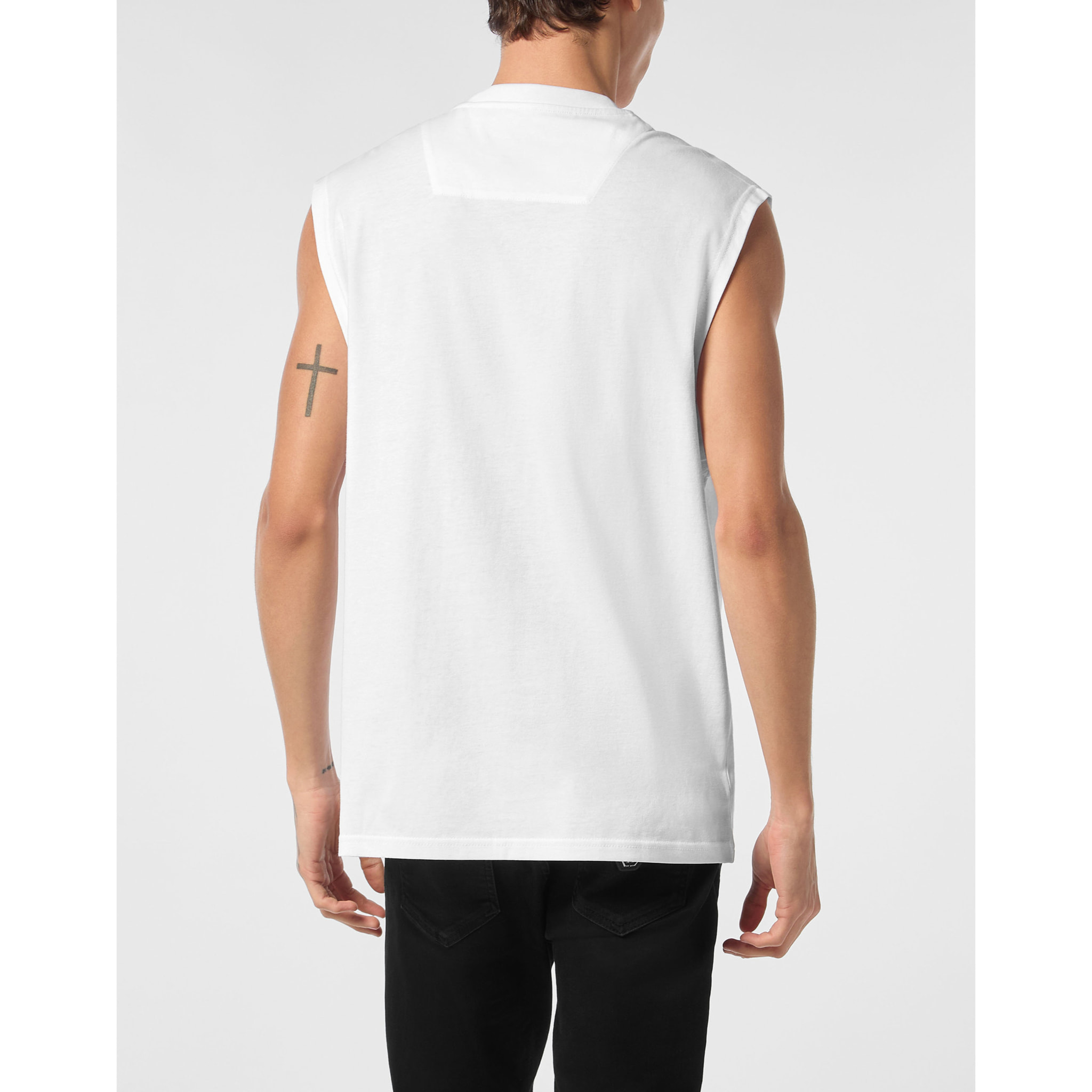 PHILIPP PLEIN Camiseta de cuello redondo y manga corta