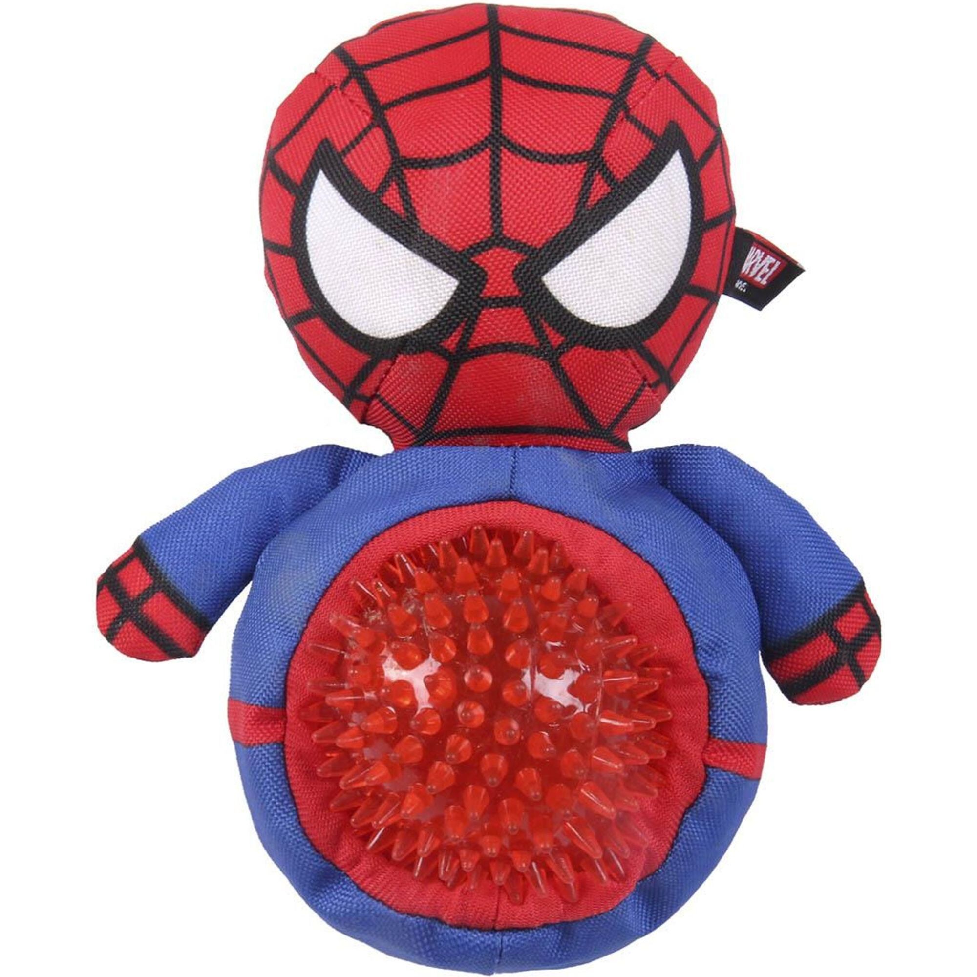 Peluche Para Perro Pelota Spiderman Red