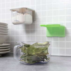 Recipientes de Cocina Adhesivos Extraíbles Handstore InnovaGoods Pack de 2 uds