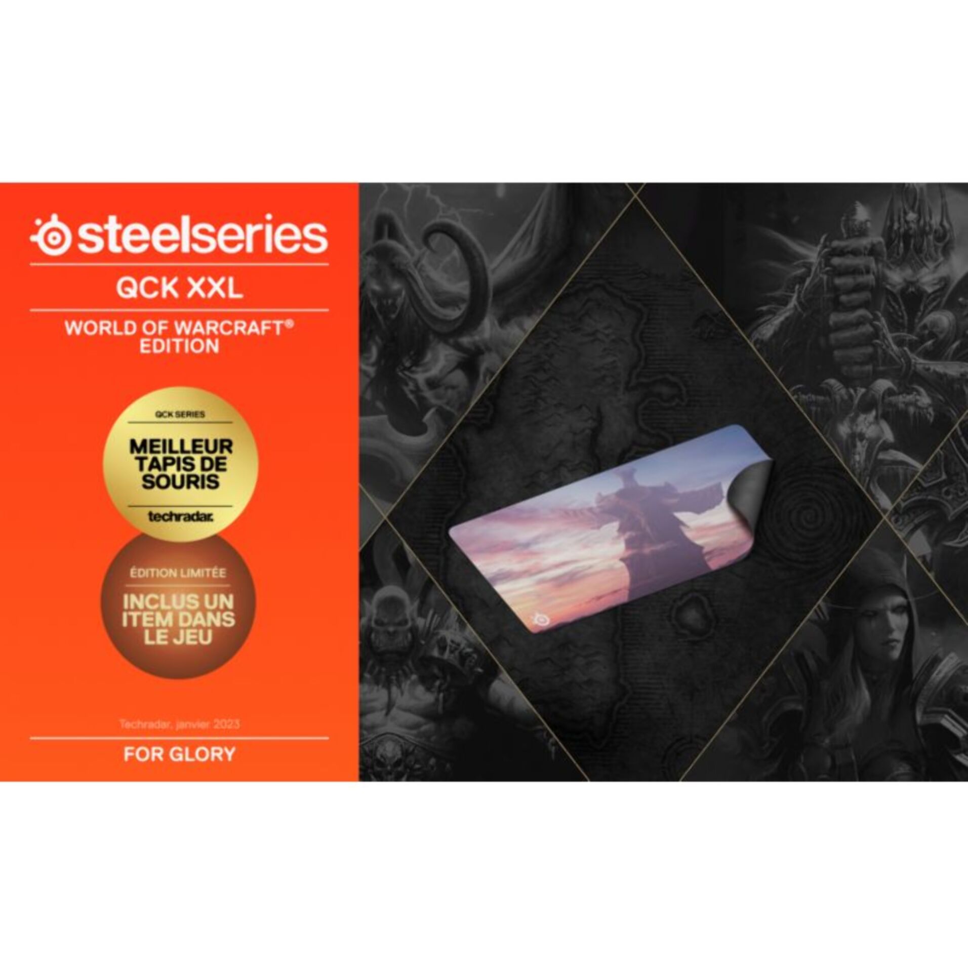 Tapis de souris STEELSERIES Qck XXL WOW Edition