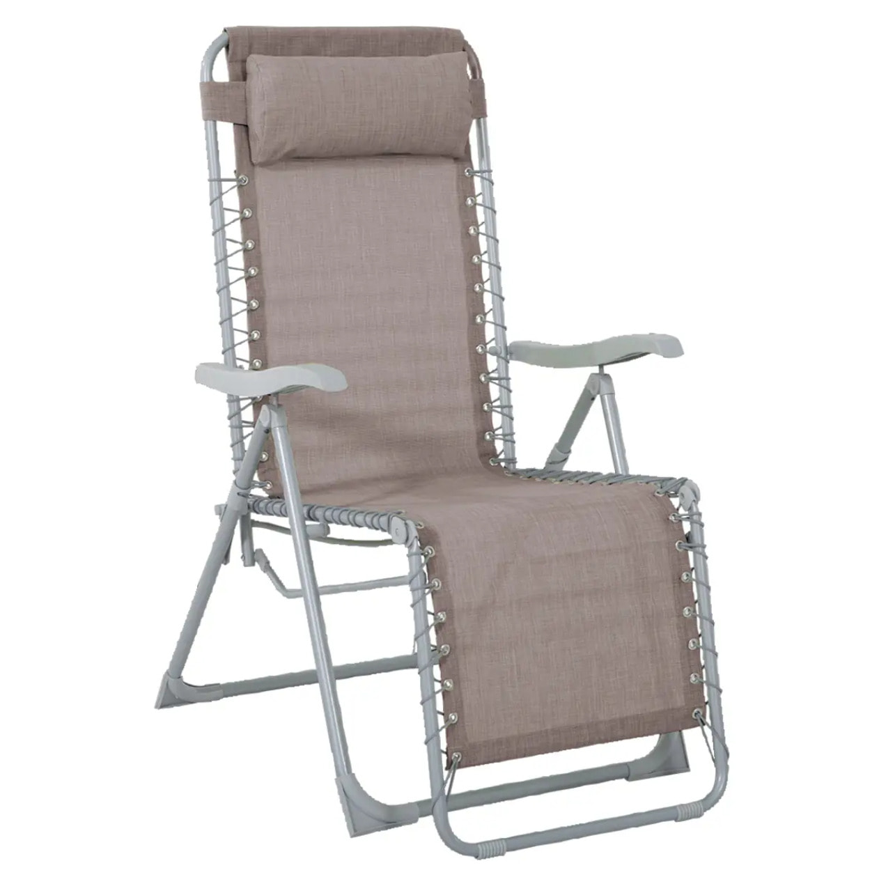 Fauteuil relax de jardin Silos Taupe