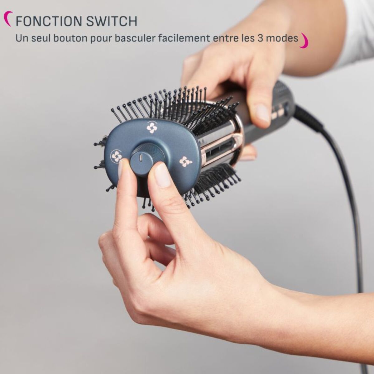 Brosse soufflante CALOR Air Brush 3D UB9720C0