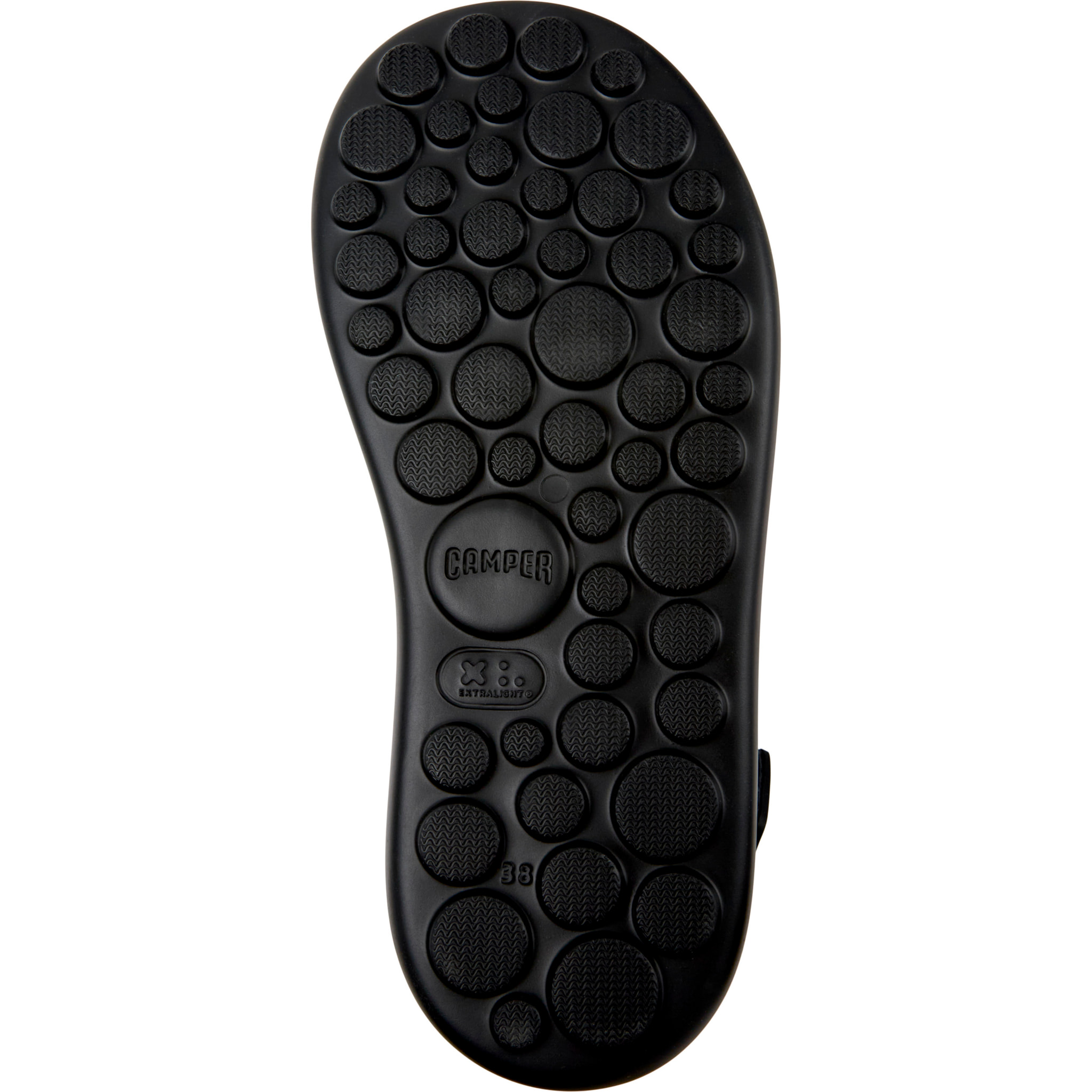Sandalias - CAMPER Pelotas Flota Sandal - Negro - Cuero liso