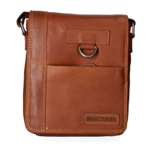 Borsa a tracolla da uomo In Vera pelle Made in Italy 20x25x6 cm