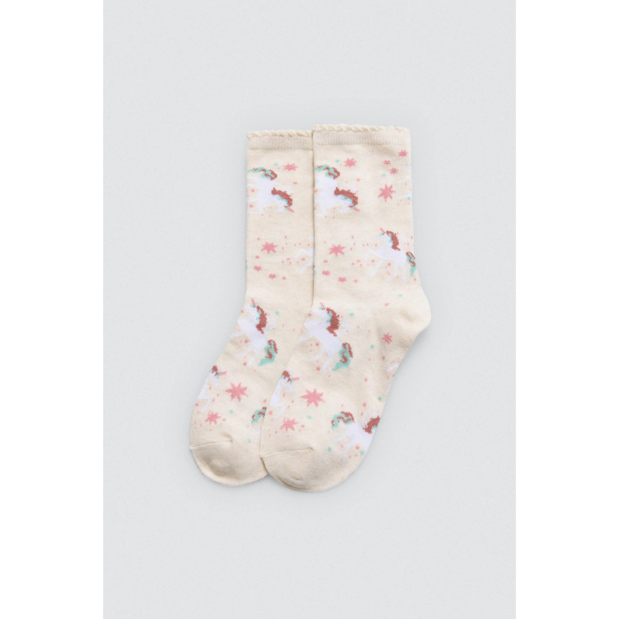 Confezione da 4 calzini stampati con unicorno per bambini