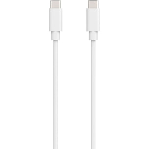 Chargeur + câble ESSENTIELB 20W USB-C + Cable USB-C 1M Blanc