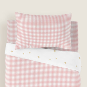 Cool Kids - Funda Nórdica Estampada - Reversible - Infantil - Cierre Solapa - 100% Algodón - Incluye 1 Funda de Almohada - Ballet