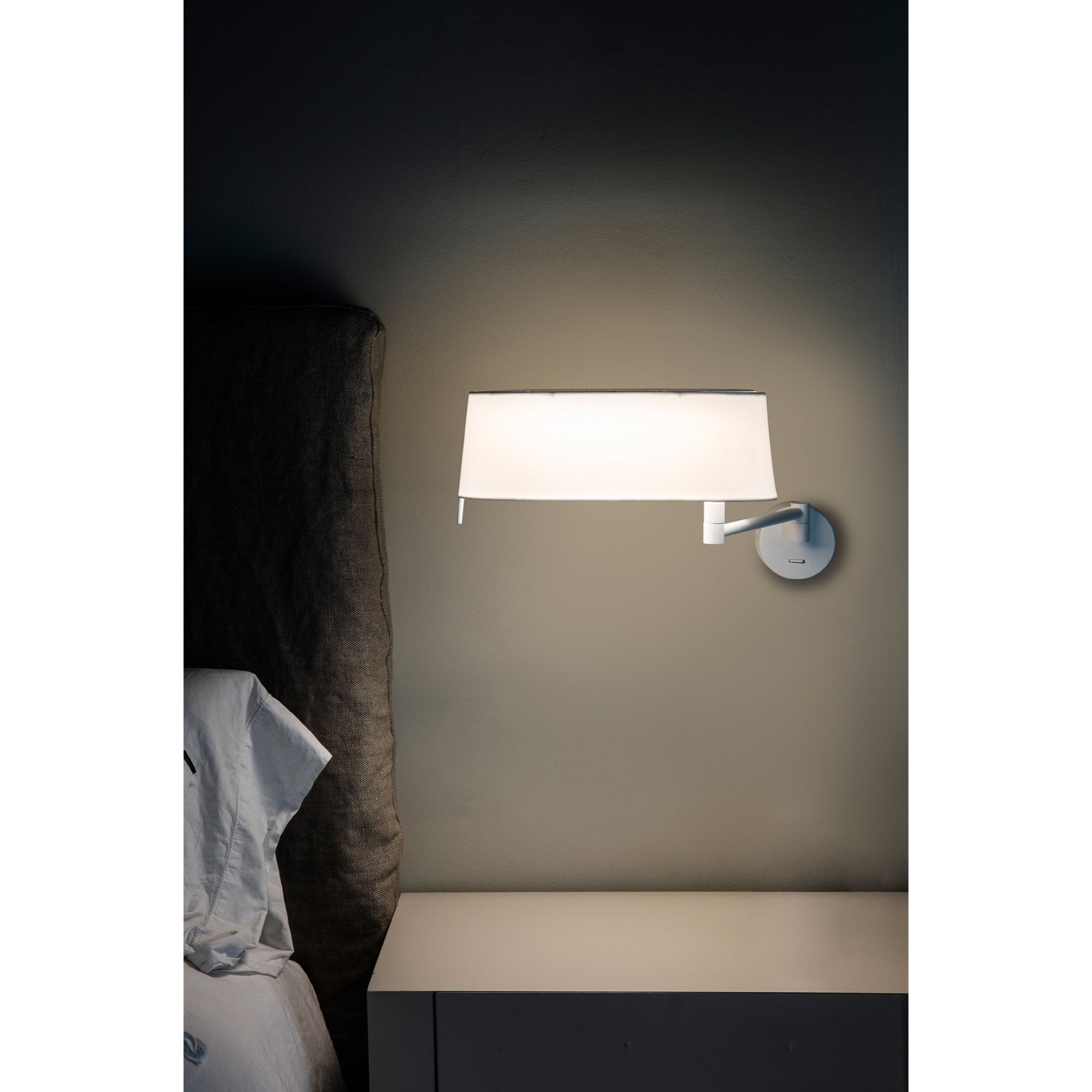 DESLIZ Lample applique blanche