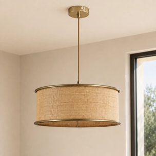 Suspension en fibre naturelle D47 cm - Bob
