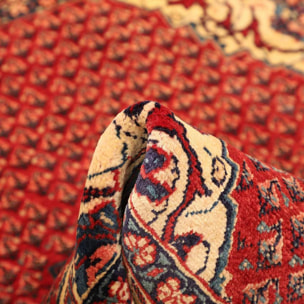 Tapis d'orient au motif oriental, noué main en laine, FIBISI