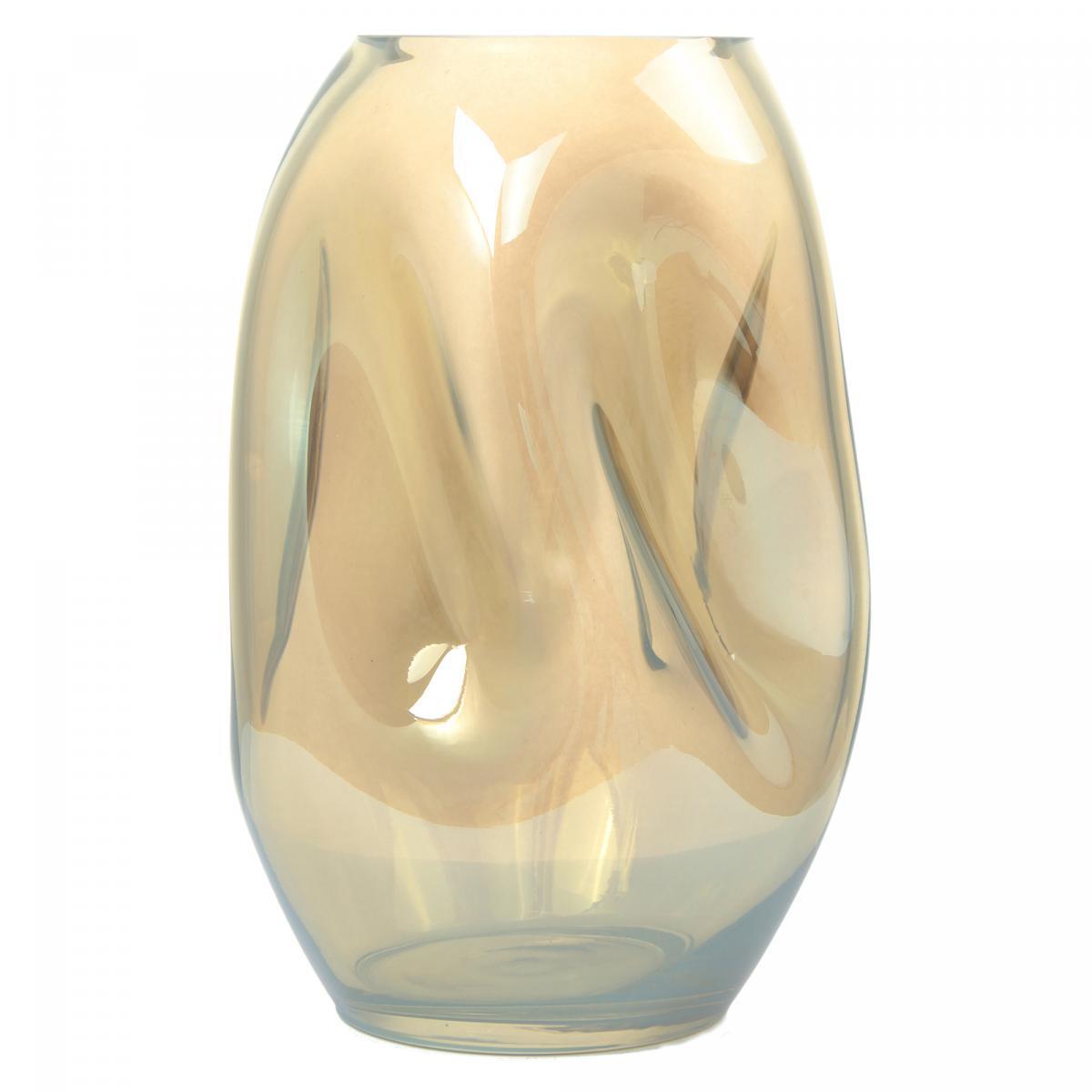 Vase soufflé à la bouche en verre LIHO