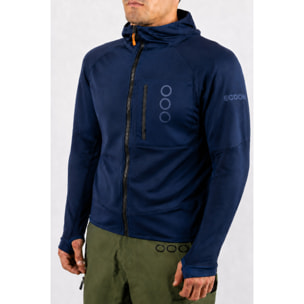 Chaqueta ligera para hombre ECOON ECOActive Light Insulated Jacket with cap - Azul marino