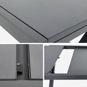 Table de jardin extensible aluminium 8 places VENTURA