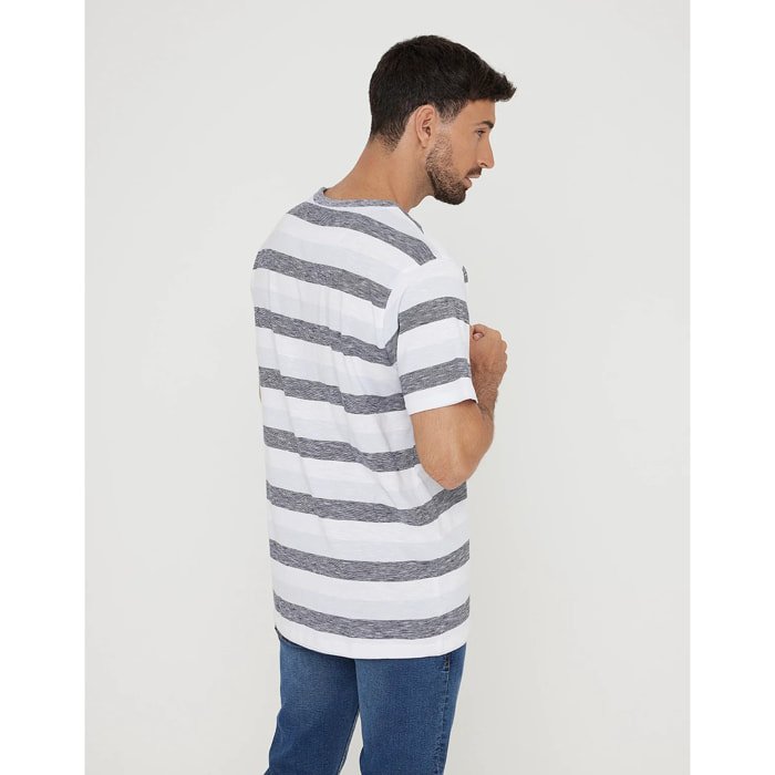 Camiseta Manga Corta Algodón Azul - Galizury