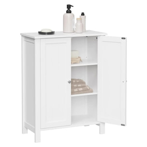 Mobiletto da bagno White 60x30x80 cm -Sarah