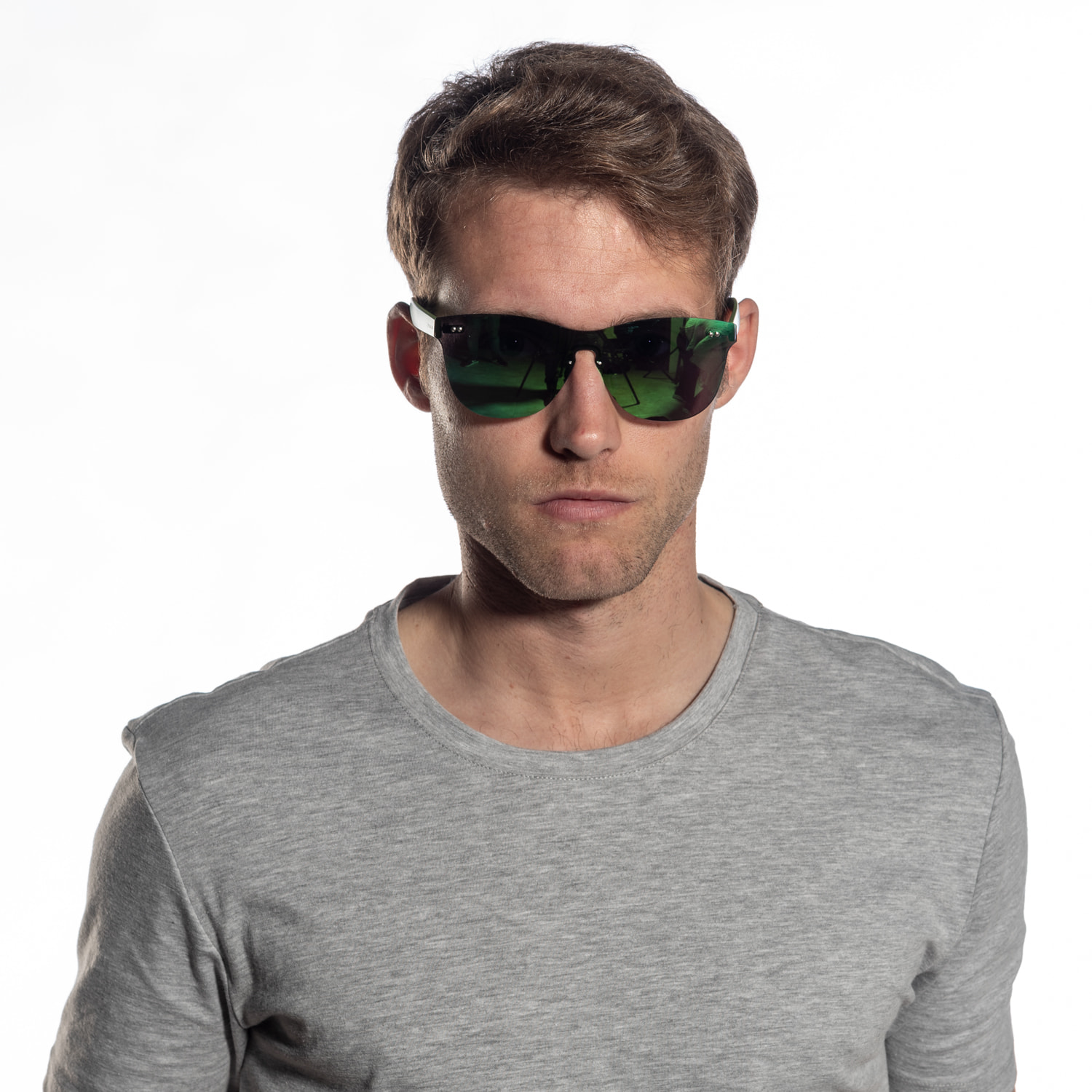 Gafas de sol PALO ALTO SIENA - Plana revo verde y patillas verdes