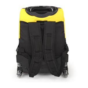 Zaino trolley tre ruote Ne.on! Sketch Yellow Fluo