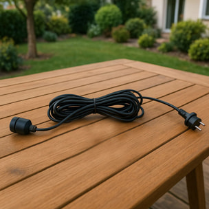 Câble électrique extérieur E27 ENNA 5M