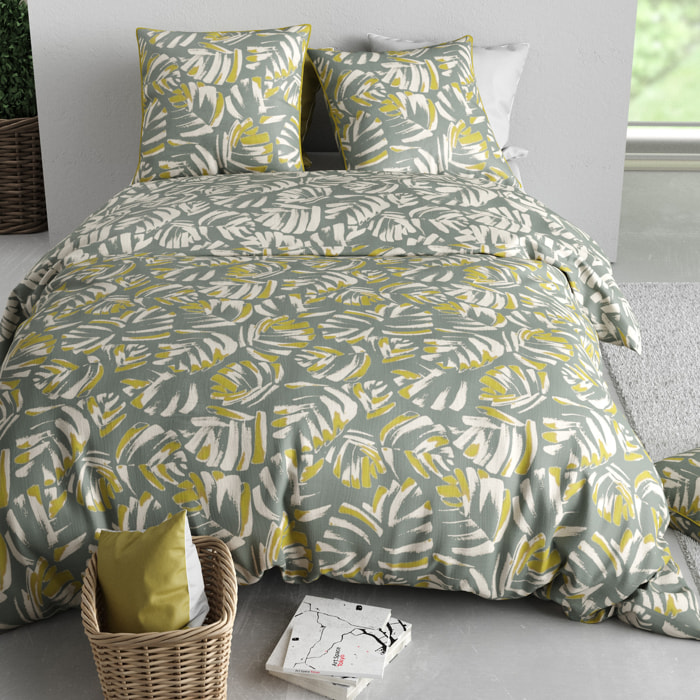 Parure Housse De Couette 3pcs 100% Coton 57 Fils NAOMI