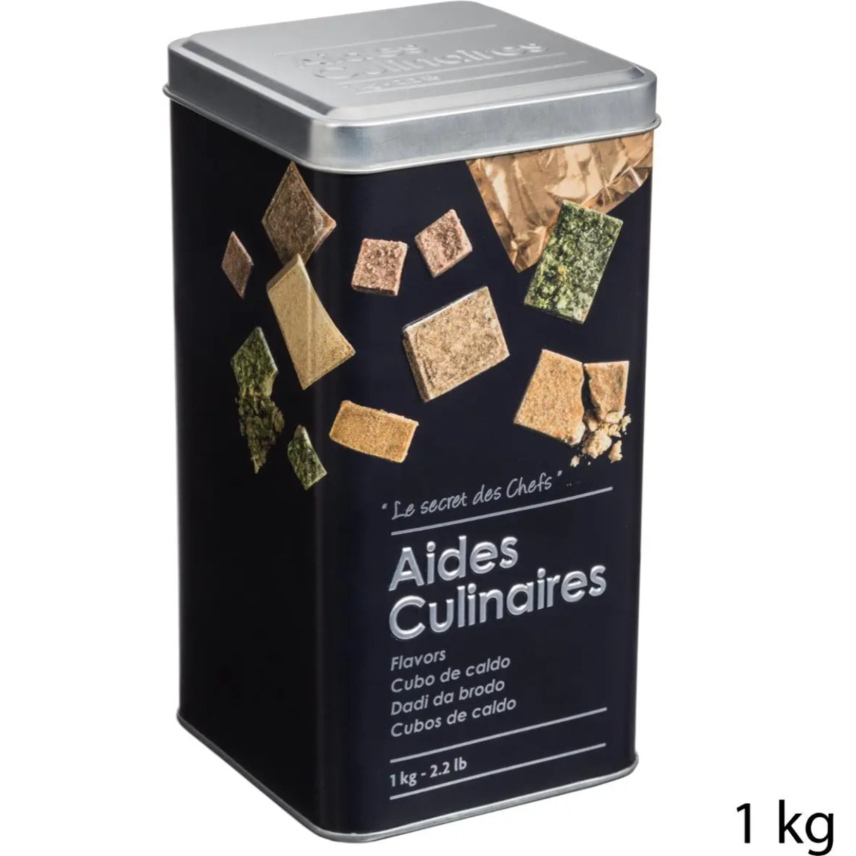 Boîtes relief aides culinaire "Black Edition" noir