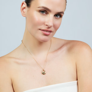 Collar acabado en oro amarillo de 18k